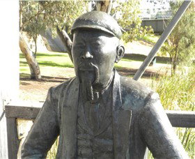 Captain John Egge Statue - Accommodation Cooktown 1
