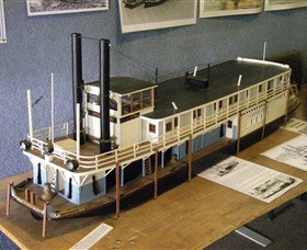 Wentworth Model Paddlesteamer Display - Accommodation Cooktown 2