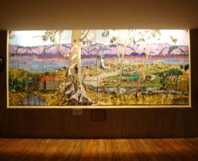 Adaminaby Memorial Hall Stage Curtain - Accommodation Cooktown 0