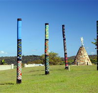 Maclean Tartan Power Poles - Accommodation Cooktown