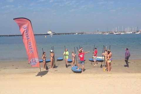 Stand-Up Paddle Board Group Lesson At St Kilda - Accommodation Cooktown 1