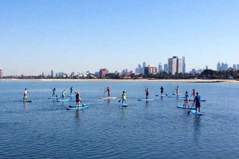 Stand-Up Paddle Board Group Lesson At St Kilda - Accommodation Cooktown 0