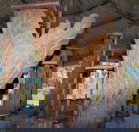 Collymongle Carved Trees - Accommodation Cooktown