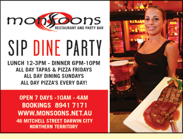 Monsoons Restaurant And Party Bar - Accommodation Cooktown 2