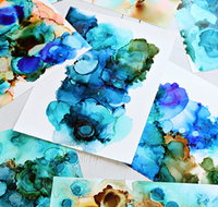 Alcohol Ink Art Class - Accommodation Cooktown