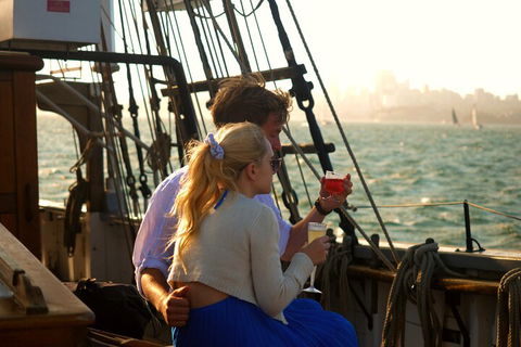 Sydney Harbour Tall Ship Wine & Canapes Evening Cruise - Accommodation Cooktown 1